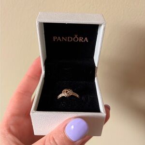 Pandora Rose Gold Knot Ring